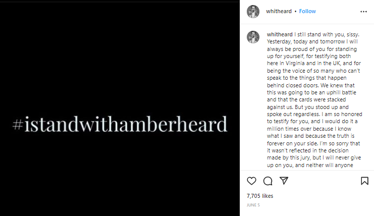 I stand with Amber Heard
