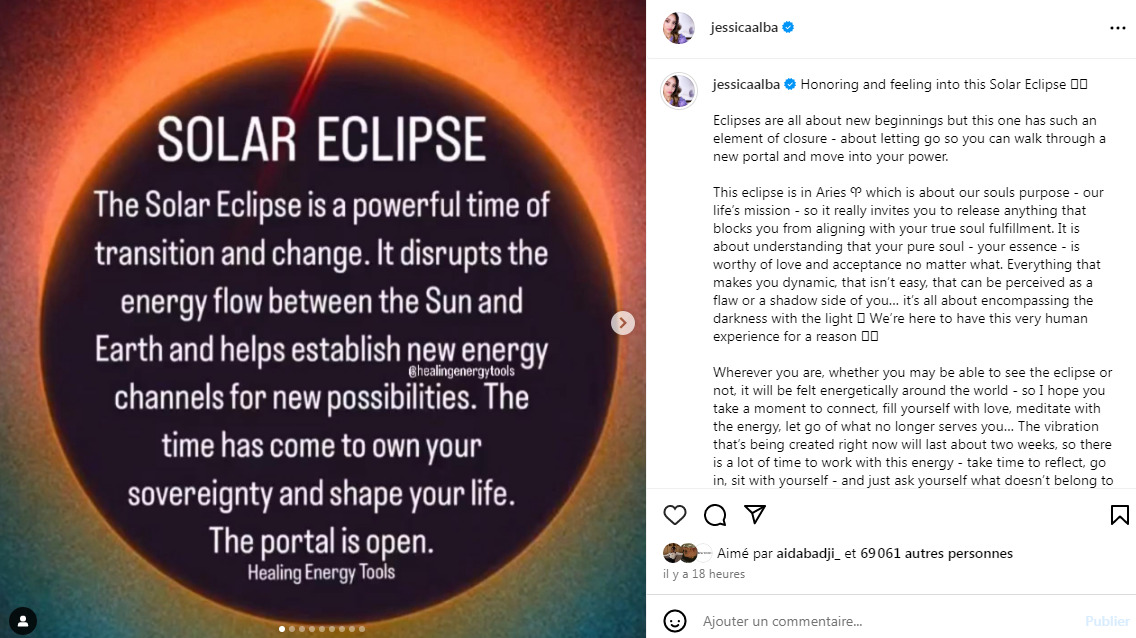 jessica alba éclipse 2024